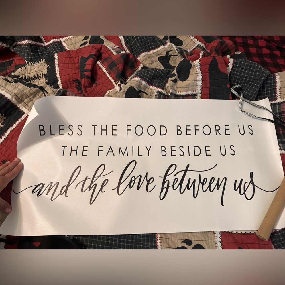 Kitchen decor sign/ no frame